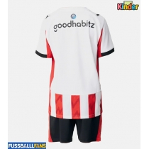 PSV Eindhoven Heimtrikotsatz Kinder 2025-26 Kurzarm (+ Kurze Hosen)